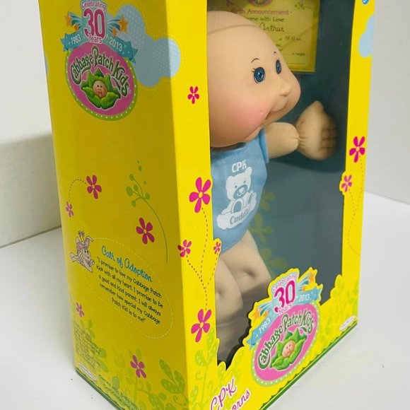 CABBAGE PATCH KIDS CUDDLE~celebrating 30 years~ NEWBORNS~NIB~ 2013~HECTOR ARTHUR - Picture 4 of 10